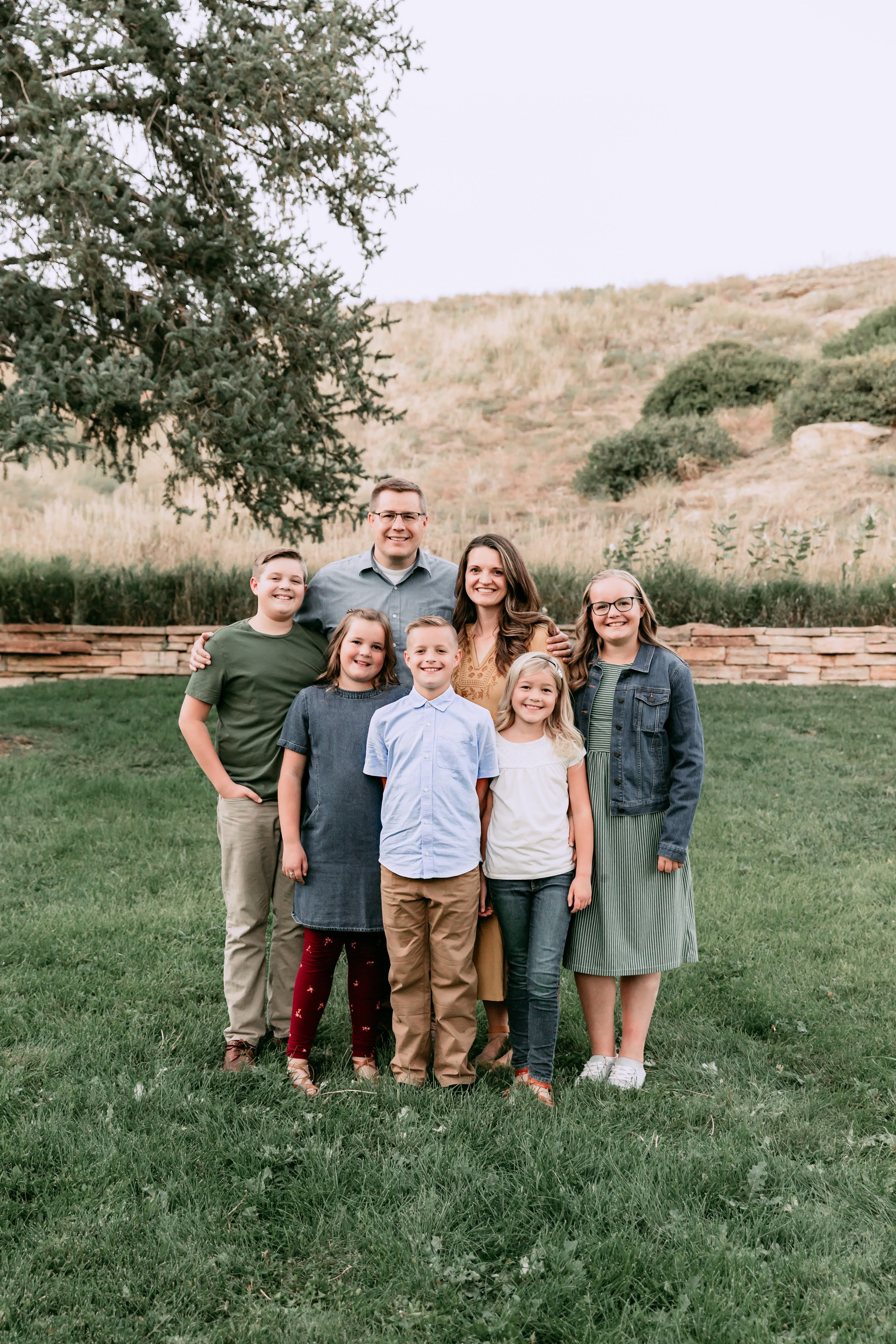 Family photo of the Sharp family