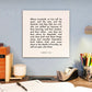Desk mouting of the scripture tile for 2 Nephi 9:42 - "Whoso knocketh, to him will he open"