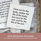 Shipping materials for scripture tile of D&C 101:37 - "Care not for the body, neither the life of the body"