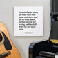 Music mouting of the scripture tile for Revelation 21:4 - "God shall wipe away all tears from their eyes"