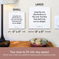 Scripture tile size comparison for Proverbs 12:22 - "Lying lips are abomination to the Lord"