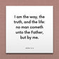 Wall-mounted scripture tile for John 14:6 - "I am the way, the truth, and the life"