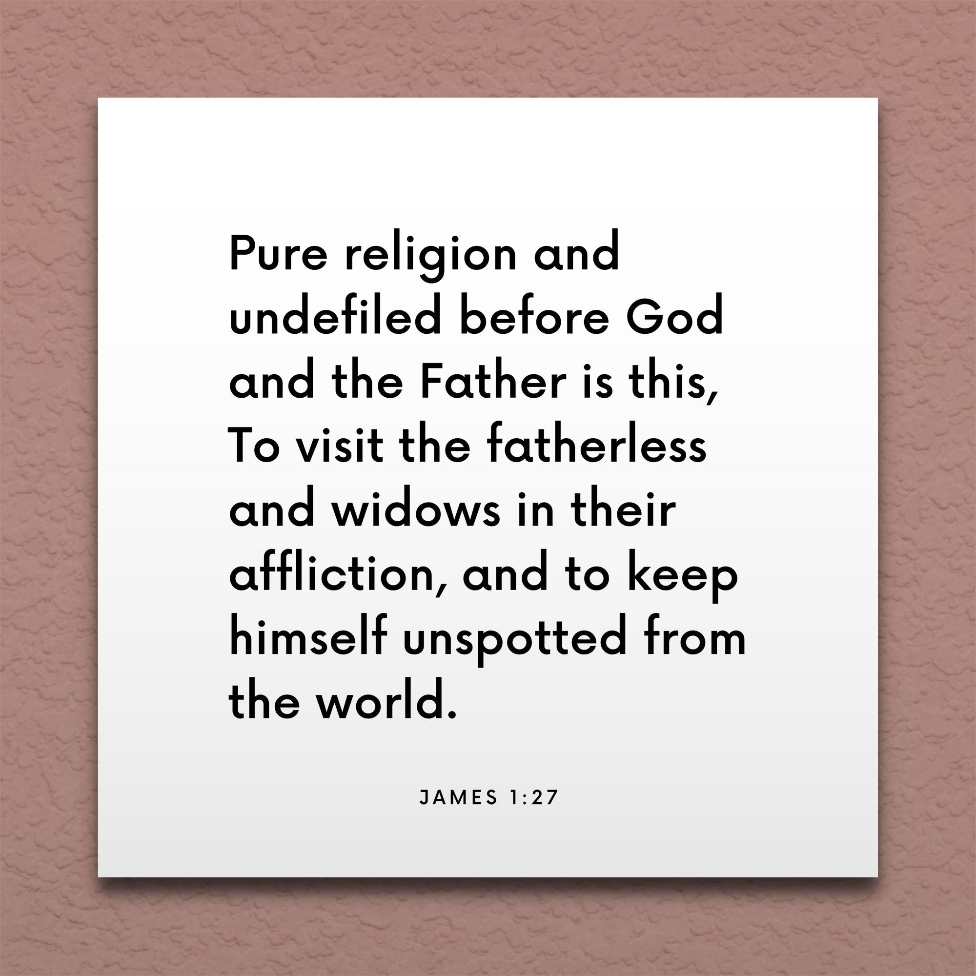 Pure religion store in the bible