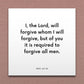 Wall-mounted scripture tile for D&C 64:10 - "Of you it is required to forgive all men"