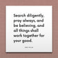 Wall-mounted scripture tile for D&C 90:24 - "All things shall work together for your good"