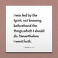 Wall-mounted scripture tile for 1 Nephi 4:6-7 - "I was led by the Spirit, not knowing beforehand"