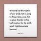 Wall-mounted scripture tile for Alma 26:8 - "Let us give thanks to his holy name"