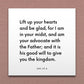 Wall-mounted scripture tile for D&C 29:5 - "It is his good will to give you the kingdom"