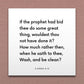 Wall-mounted scripture tile for 2 Kings 5:13 - "If the prophet had bid thee do some great thing"
