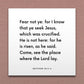 Wall-mounted scripture tile for Matthew 28:5-6 - "He is not here: for he is risen"