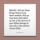 Wall-mounted scripture tile for Mosiah 2:17 - "When ye are in the service of your fellow beings"