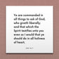 Wall-mounted scripture tile for D&C 46:7 - "Ye are commanded in all things to ask of God"