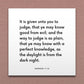 Wall-mounted scripture tile for Moroni 7:15 - "It is given unto you to judge"