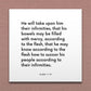Wall-mounted scripture tile for Alma 7:12 - "He will take upon him their infirmities"