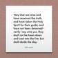 Wall-mounted scripture tile for D&C 45:57 - "Taken the Holy Spirit for their guide"
