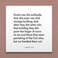 Wall-mounted scripture tile for 1 Nephi 8:33 - "But we heeded them not"