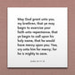 Wall-mounted scripture tile for Alma 34:17-18 - "That ye may begin to exercise your faith"