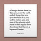 Wall-mounted scripture tile for Alma 30:44 - "All things denote there is a God"