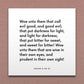 Wall-mounted scripture tile for Isaiah 5:20-21 - "Woe unto them that call evil good, and good evil"