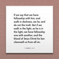 Wall-mounted scripture tile for 1 John 1:6-7 - "If we walk in the light, as he is in the light"