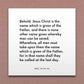 Wall-mounted scripture tile for D&C 18:23-24 - "All men must take upon them the name of Christ"