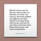 Wall-mounted scripture tile for Matthew 13:16-17 - "Blessed are your eyes, for they see"