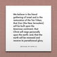 Wall-mounted scripture tile for Articles of Faith 10 - "We believe in the literal gathering of Israel"