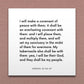 Wall-mounted scripture tile for Ezekiel 37:26-27 - "I will be their God, and they shall be my people"