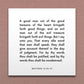 Wall-mounted scripture tile for Matthew 12:35-37 - "By thy words thou shalt be justified"