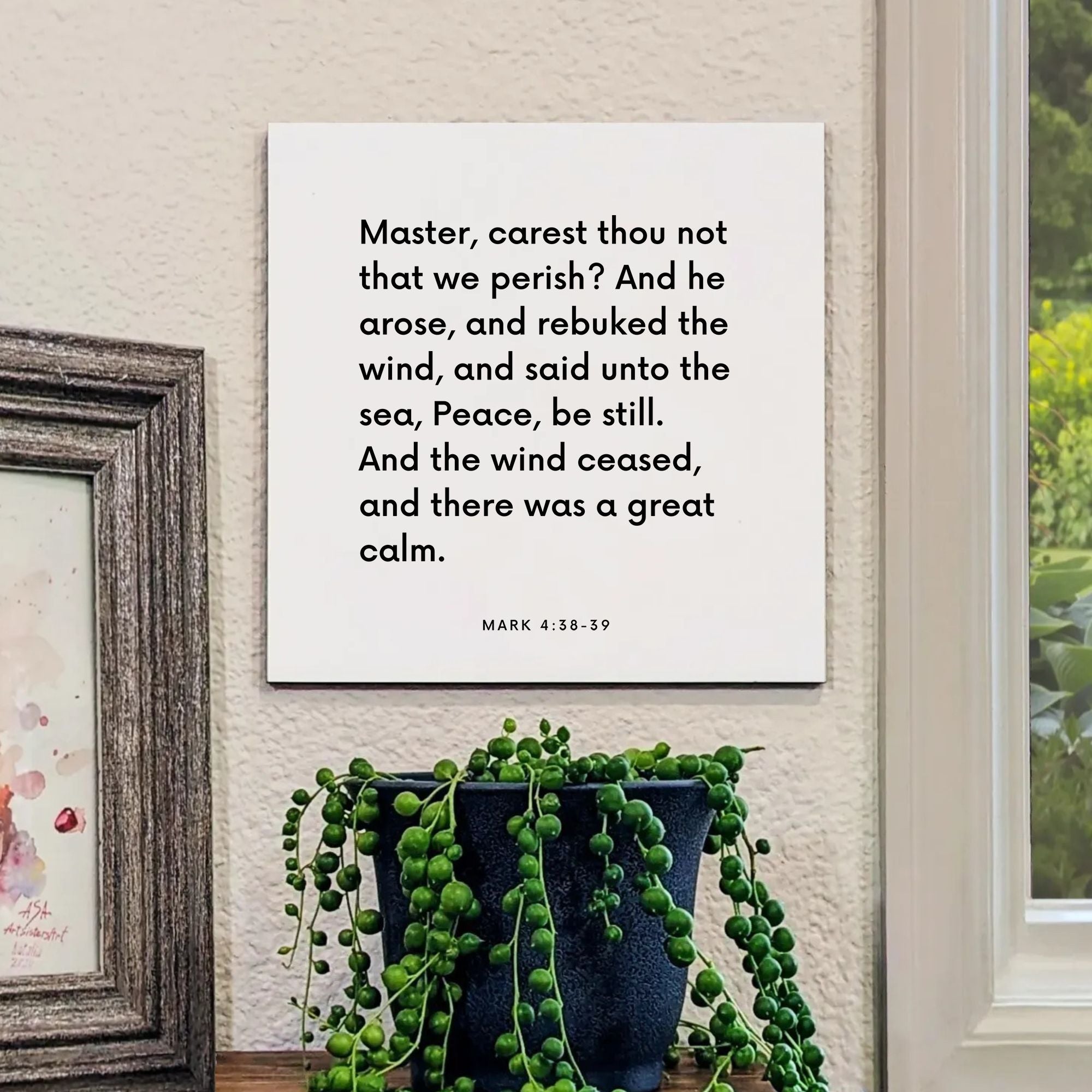 Is Rhat Even Scriptural LDS Scripture Quote - Mark 4:38-39 - Carest thou not that we perish ...