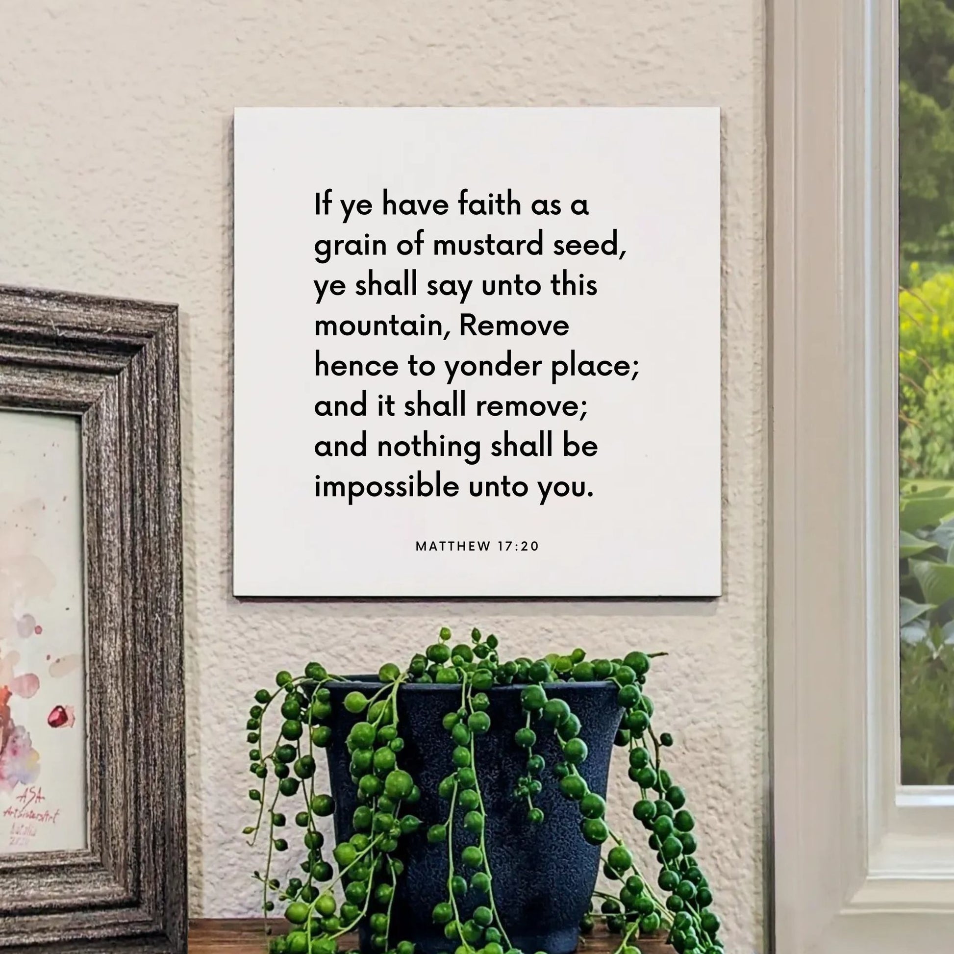 scripture about planting seeds of faith LDS Scripture Quote - Matt 17:20